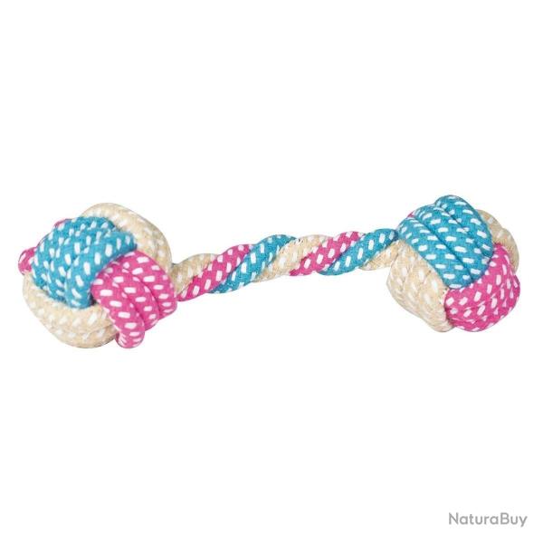 Jouet double balles en corde