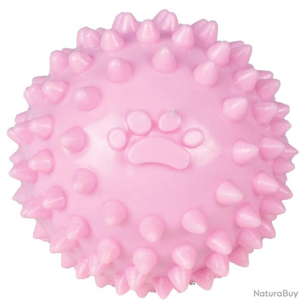 Balle avec picots 6 cm rose