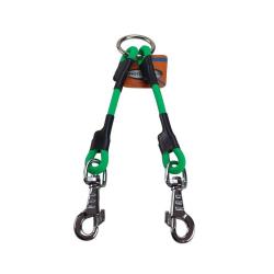 coupleur BIOTHANE rond 8 mm - 30 cm VERT