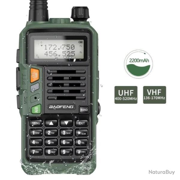 BAOFENG UV-S9 PLUS 10W Vert double bande TALKIES-WALKIES VHF UHF longue port�e bidirectionnelle