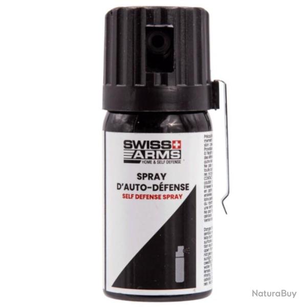 A�rosol de d�fense Gaz CS - 40 ml - Swiss Arms