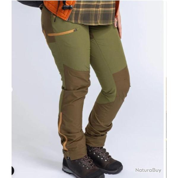 PANTALON FEMME PINEWOOD ABISKO/BRENTON TRS  LEAF H OLIVE 34020