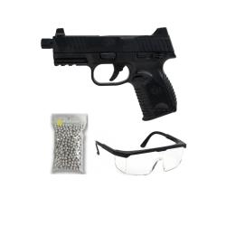Pack R&eacute;plique airsoft FN 509 Tactical Noir &agrave; ressort (Cybergun)