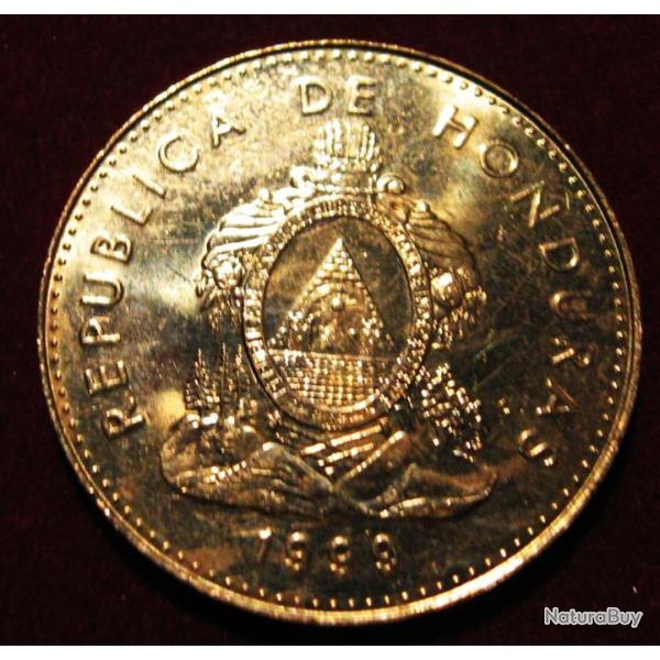 HONDURAS piece de 10 centavos 1999 ttb+  diametre 26 mm
