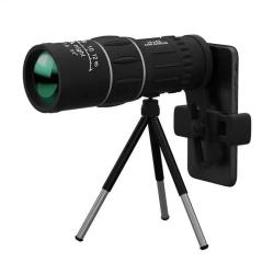 Monoculaire 16x52 Zoom Optique Double Mise Au Point Observation Nature Randonnee