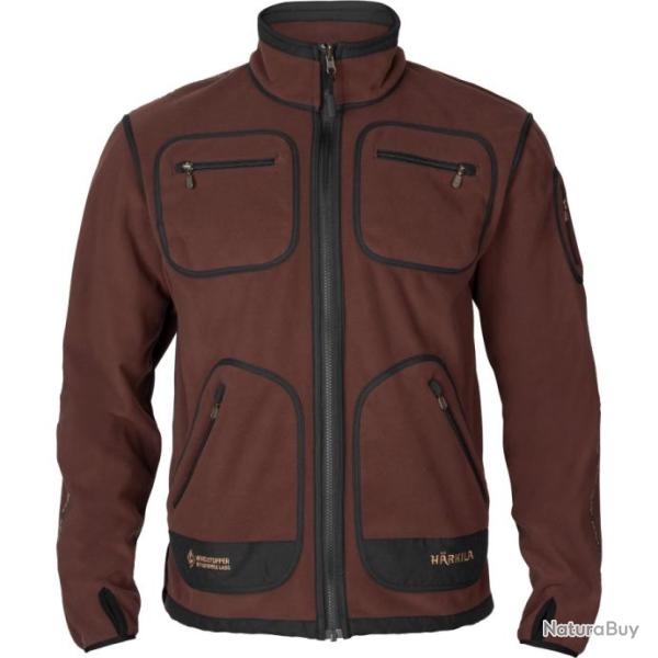 VESTE POLAIRE HARKILA KAMKO FLEECE REVERSIBLE VERT / BORDEAUX TAILLE XL NEUVE