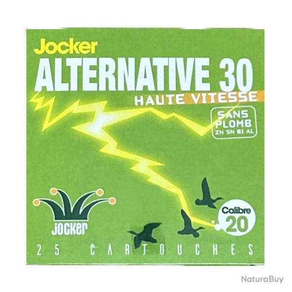 BOITE DE 25 CARTOUCHES JOCKER BIO ALTERNATIVE CAL.20/70 SUBSTITUT PLP N�4 - SUBSTITUT TOUS FUSILS