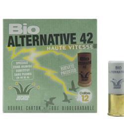 BOITE DE 25 CARTOUCHES JOCKER BIO ALTERNATIVE 42 CAL.12/70 28G SUBSTITUT PLP N&deg;5 - SUBSTITUT TOUS FU