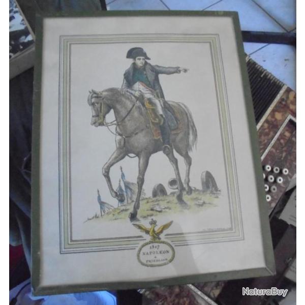 Gravure Napolon  Friedland D. Derveaux