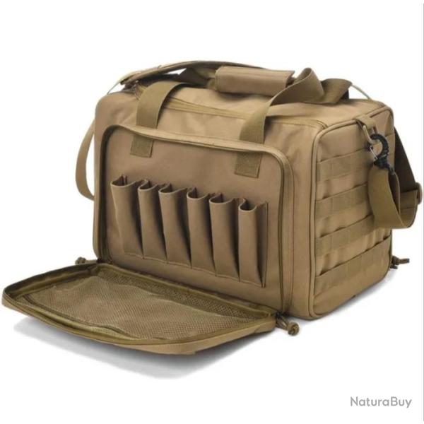 Sac de Rangement Tactique Nylon pour Armes � Feu Molle id�al Chasse Kaki