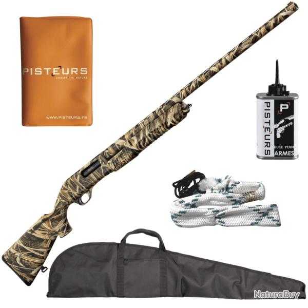 Pack chasseur ! Fusil de chasse � pompe camo Yildiz S76 cal 12/76 + fourreau + nettoyage + permis