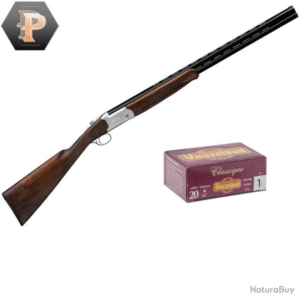 Pack chasseur ! Fusil superpos� Yildiz extracteur plaine cal. 20/76 + mun