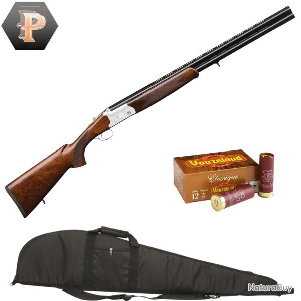 Pack Chasseur ! Fusils superpos�s de plaine Yildiz - Cal. 12/76 + mun + fourreau