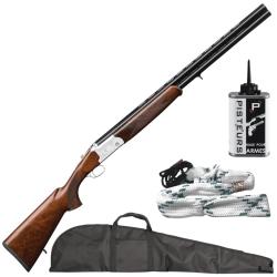 Pack Chasseur ! Fusils superpos&eacute;s de plaine Yildiz - Cal. 12/76 + fourreau + nettoyage