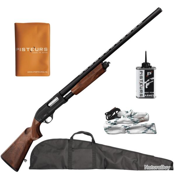 Pack chasseur ! Fusil de chasse � pompe Yildiz S71 Cal 12/76 + fourreau + nettoyage + porte p