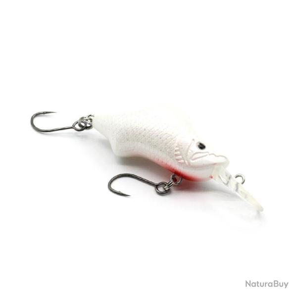 Poisson Nageur Sico Lure Sico Crank SP 3,9cm Suspending Blanc 3,9cm 4,7g