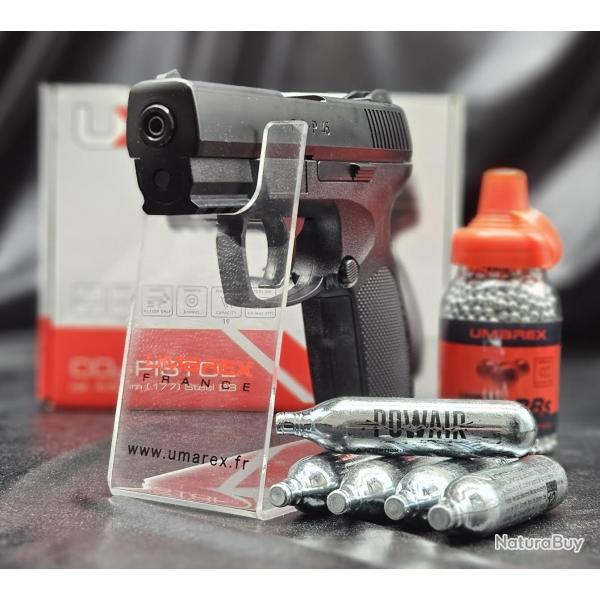 PACK PR�T A TIRER PISTOLET UX TDP 45 CO2 CAL BB/4.5MM