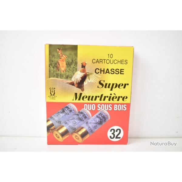 50 Cartouches Super Meurtri�re Duo Sous Bois 7/9 calibre 12