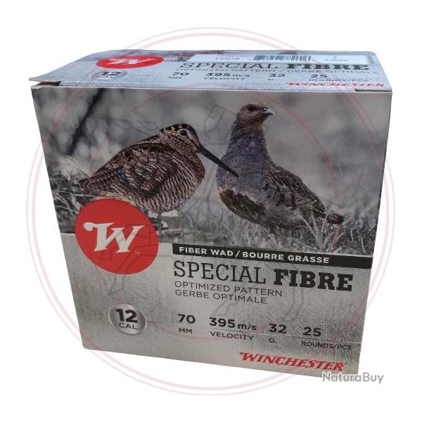 CARTOUCHES WINCHESTER SP�CIAL FIBRE CAL.12 70 32Gram BG X25