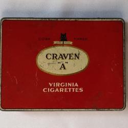 Boite &agrave; cigarettes British CRAVEN"A" GB 39/45
