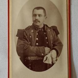 Photo soldat Fran&ccedil;ais fin 19&egrave;me d&eacute;but 20&egrave;me
