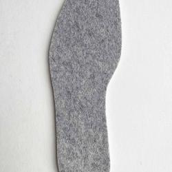 Thermo semelles froid extr&ecirc;me feutre de laine aluminium