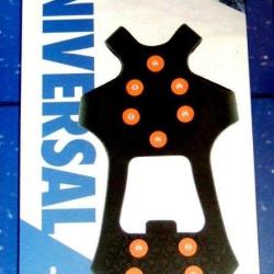 Jeu de crampons antid&eacute;rapants universels 10 pointes acier inoxydable L (large)