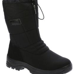 Bottes de neige homme et femme avec crampons amovibles anti glisse Olang noir