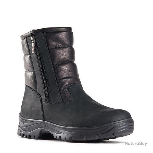 Boots homme grands froids en cuir hydrofuge 40 - Olang Orion noir 40