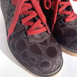 Boots femme chaudes en peau de vache fourr&eacute;es en peau de mouton v&eacute;ritable Olang Lima I 37 marron fon