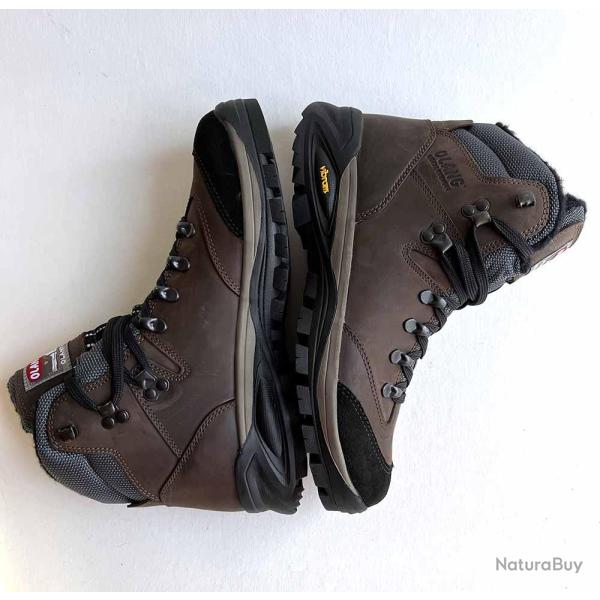 Chaussures hydrofuges fourr�es pour homme sp�ciales activit�s pour l hiver Olang Brennero marron