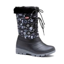 Bottes de neige et apr&egrave;s-ski &eacute;tanches - Olang Patty Enfant 27/28 gris & noir 27/28