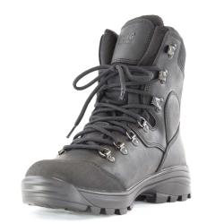 Boots en cuir hydrofuge noir chaudes pour homme avec protection caoutchouc 42 noir 42