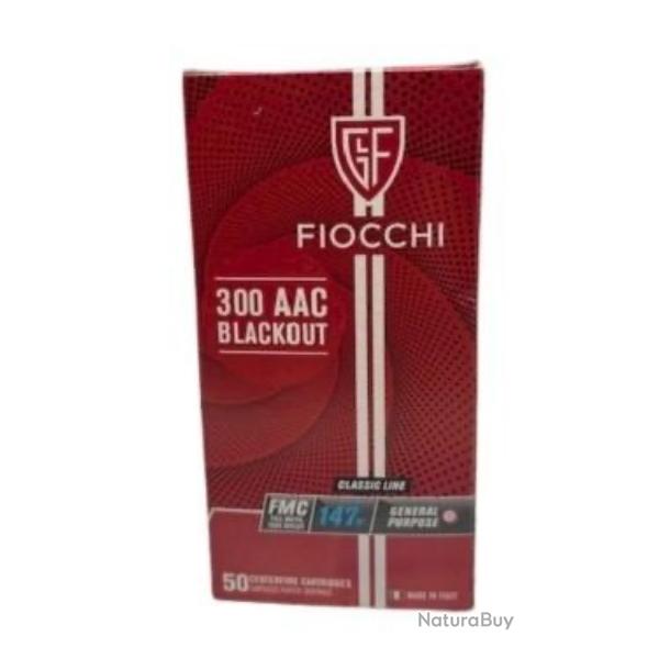 50 Munitions FIOCCHI Cal.300 AAC BLK - 147gr