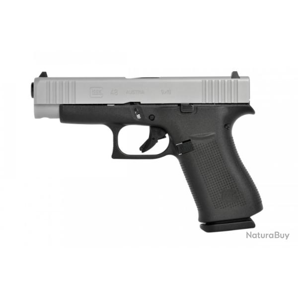 GLOCK - Pistolet Glock 48 Silver - 9x19