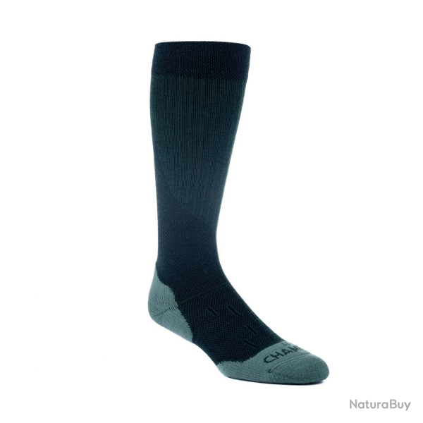 Chaussettes Le Chameau Iris - Vert fonc� / S