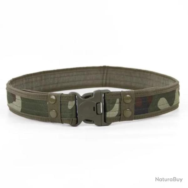 Ceinture en Toile CamSolomon pour Homme Boucle � D�gagement Rapide Camouflage