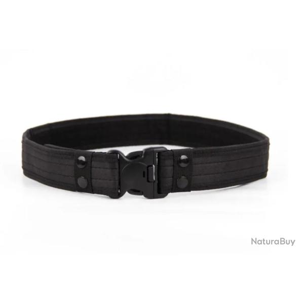 Ceinture en Toile CamSolomon pour Homme Boucle � D�gagement Rapide Noir