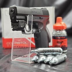 PACK LASER PR&Ecirc;T A TIRER PISTOLET UX TDP 45 CO2 CAL BB/4.5MM