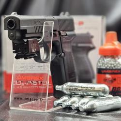 PACK LASER PR&Ecirc;T A TIRER PISTOLET UX HPP CO2 CAL BB/4.5MM