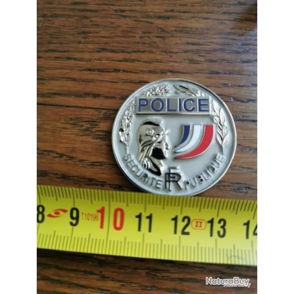 MEDAILLE de POLICE RONDE diam�tre 40mm 603R (A023)