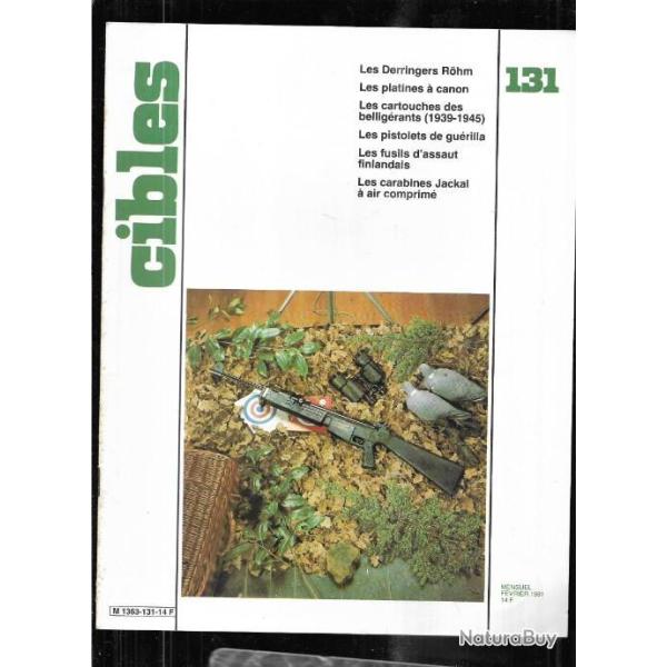 cibles 131 derringers rohm, fusils d'assaut finlandais, carabines jackal air comprim�, erma  ep 752