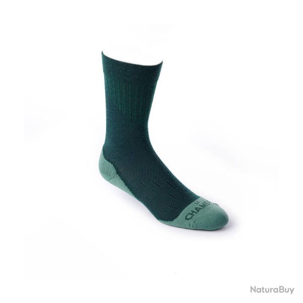 Chaussettes basses Le Chameau Iris - Vert fonc� / M