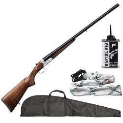 Pack chasseur ! Fusil juxtapos&eacute; Yildiz El&eacute;gant DD Cal. 12/76 + fourreau