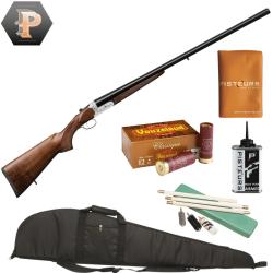 Pack chasseur ! Fusil juxtapos&eacute; Yildiz El&eacute;gant DD Cal. 12/76 + mun + fourreau + porte p