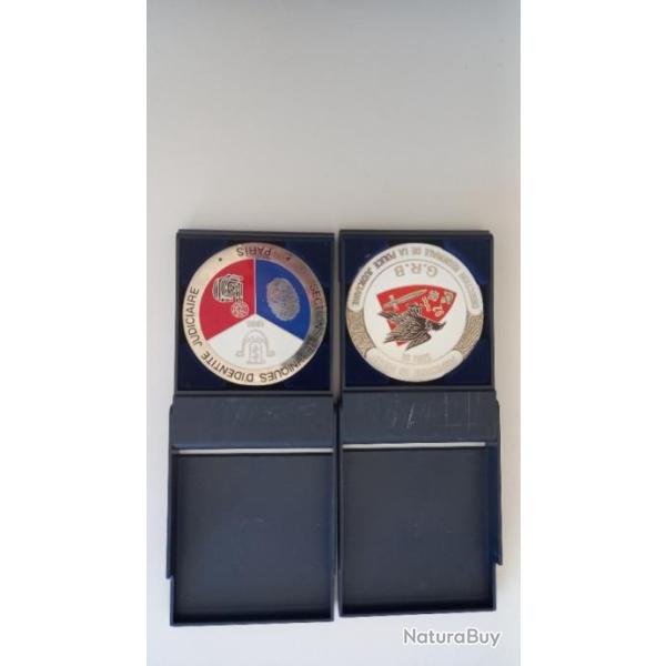 m�dailles comm�moratives  police