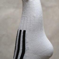 Socquettes techniques de sport fibre coolmax blanc 46-48