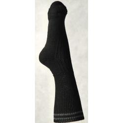 Chaussettes chaudes homme et femme en laine non comprimantes &eacute;paisses 60 noir 37/39