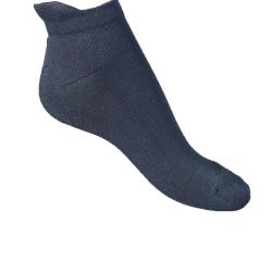 Socquettes sport en coton d'&eacute;gypte bouclettes noir 40/42