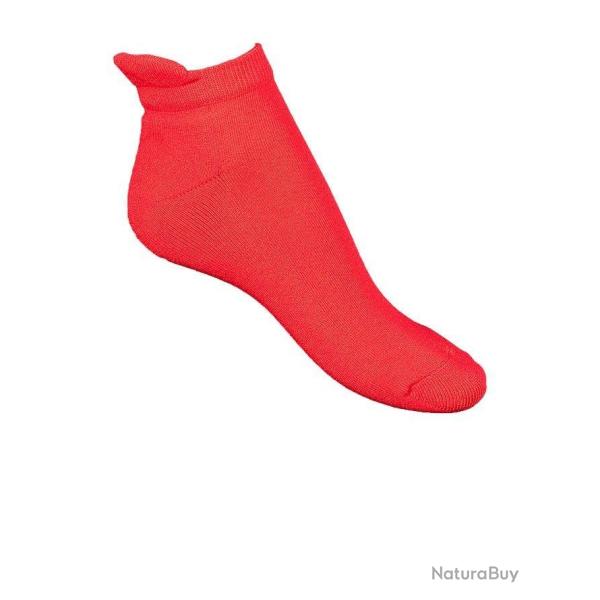 Socquettes sport en coton d'�gypte bouclettes rouge 43/45